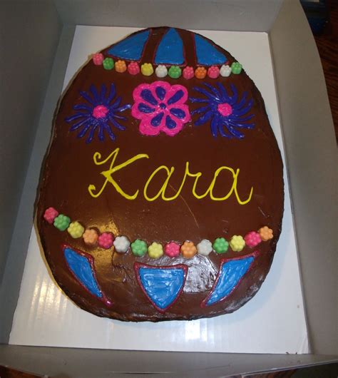 Chocolate Easter Egg Cake - CakeCentral.com