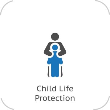 Child Safety Sign Logo Symbol Web Icon Raised Vector, Web, Icon, Raised PNG and Vector with ...