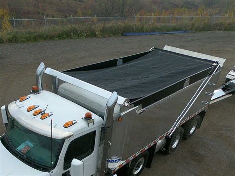 Heavy Duty Mesh Dump Truck Tarps - Trison Tarps USA