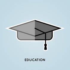 Education icon Hat Vector illustration free image download