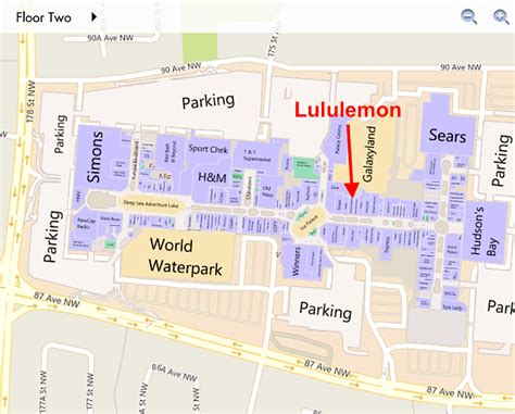 West edmonton mall parking lot map 347965-West edmonton mall parking ...