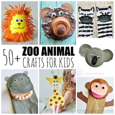 50+ Zoo Animal Crafts For Kids - I Heart Crafty Things