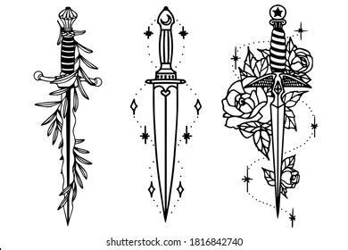 Dagger Drawing Royalty-Free Images, Stock Photos & Pictures | Shutterstock