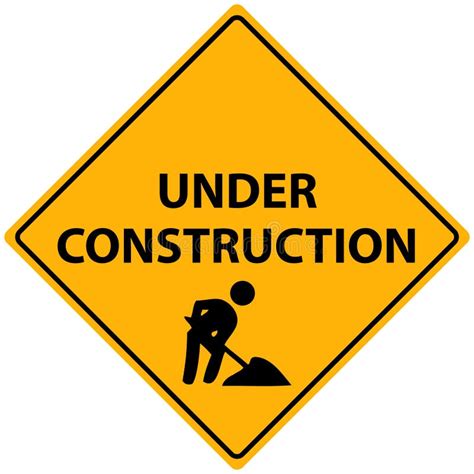 Under Construction Vector stock vector. Illustration of internet - 13976173