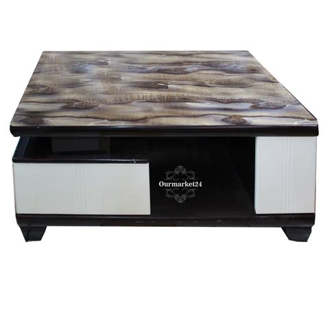 FURNITURE :: Coffee Tables :: Glass top coffee table with foot rest ...