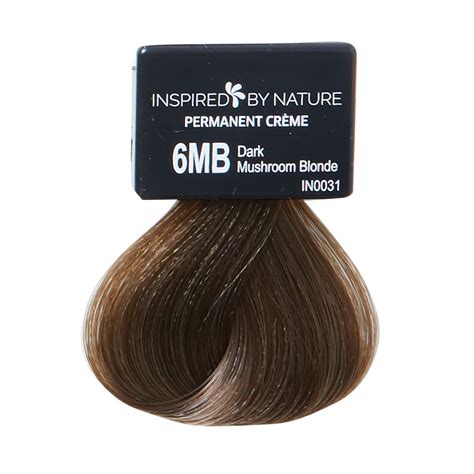 Inspired By Nature Ammonia-Free Permanent Hair Color Dark Mushroom Blonde 6MB | Permanent Hair ...