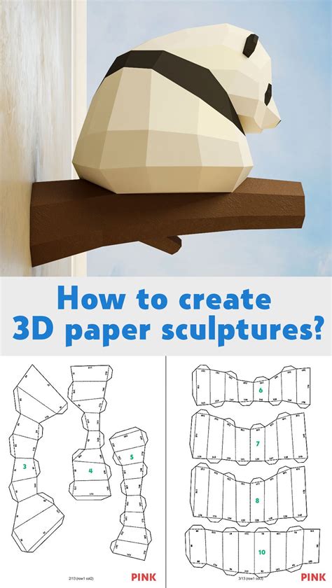 3D Paper Crafts Templates Free Printable - Calendar Printables