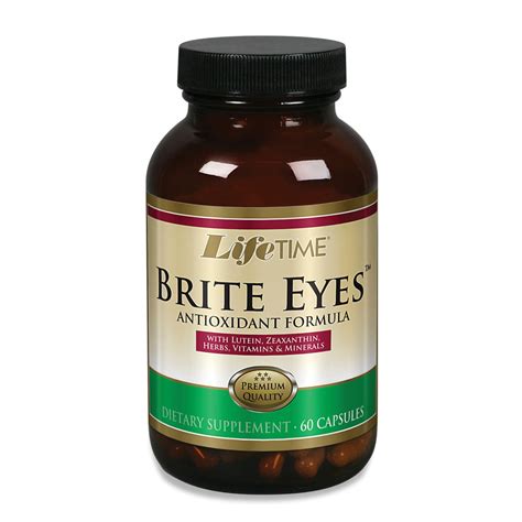 Lifetime Brite Eyes Antioxidant Formula | Supports Dry Eyes, Vision & Eye Health | With Lutein ...