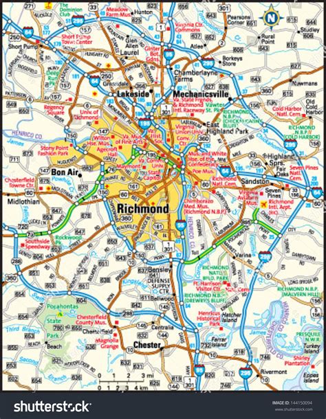 Map Of Richmond Va Area - Map Of The World