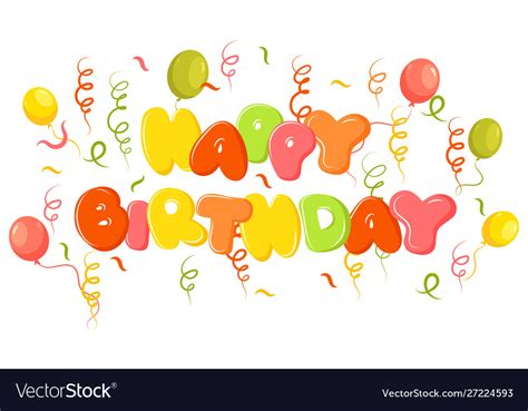 Happy birthday banner Royalty Free Vector Image