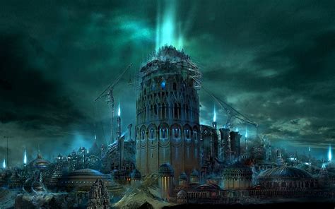 Download Apocalyptic Building Sci Fi Fantasy City Sci Fi City HD Wallpaper