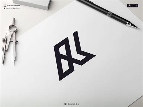 AK Monogram Logo by Enwirto on Dribbble