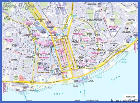 Map of Lisbon - ToursMaps.com