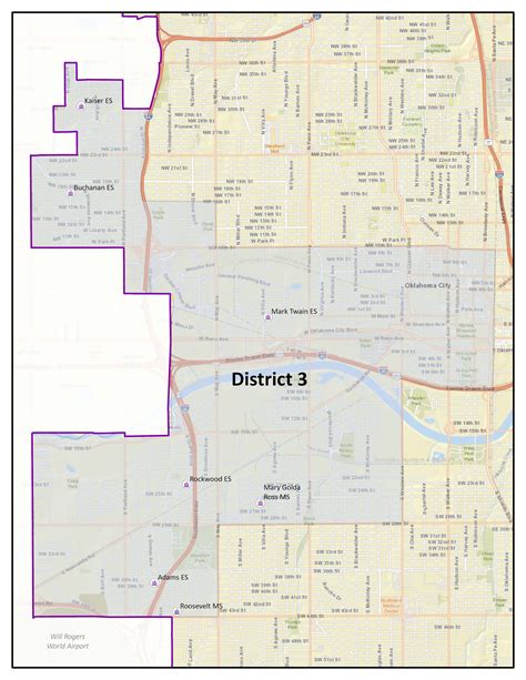 Board of Education / Maps of the OKCPS BOE Election Districts