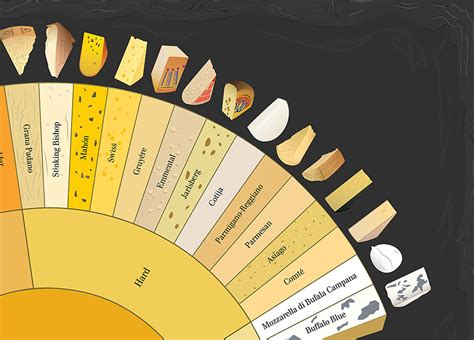 Our Cheese Wheel Chart Has 65 Delightful Cheeses From Around The World | Bored Panda