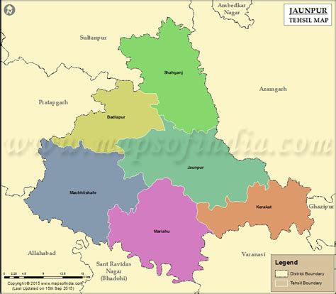 Jaunpur Tehsil Map