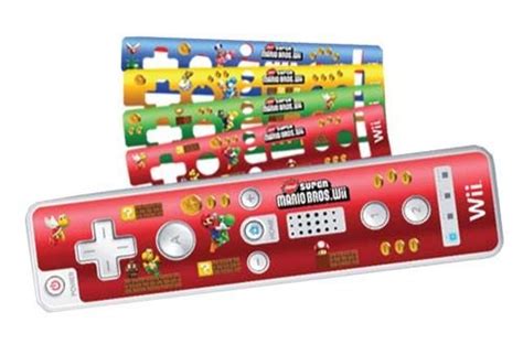 New Nintendo Wii Remote Decorative Super Mario Skin Set