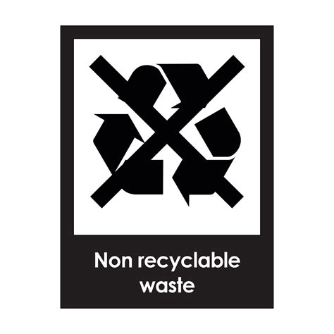 Non-Recyclable Waste Notice