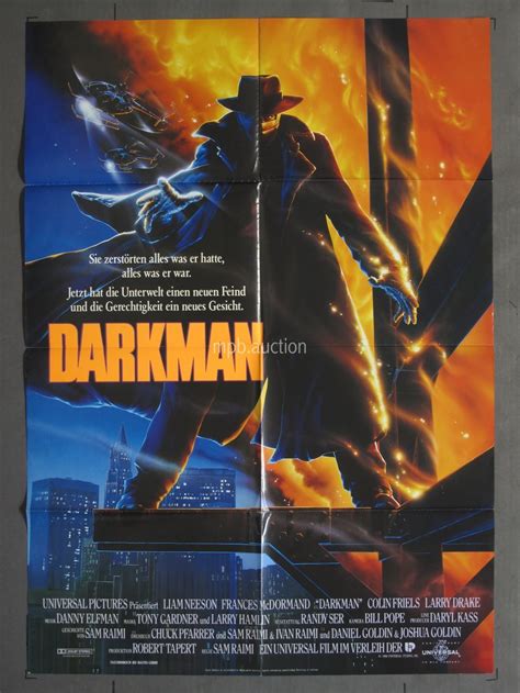 DARKMAN (1990) Original German Movie Poster For Sale