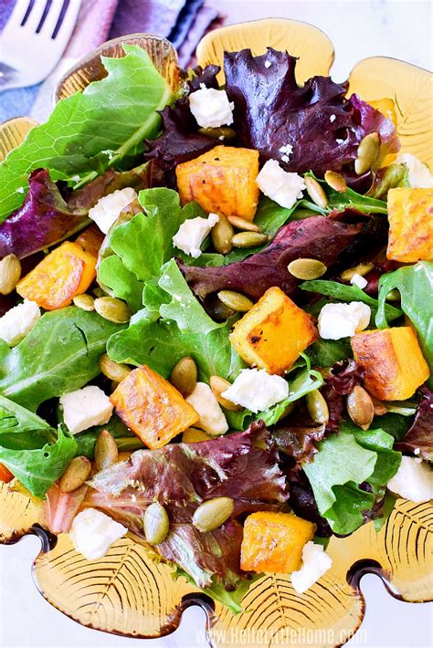 Roasted Pumpkin Salad (Easy Recipe) | Hello Little Home