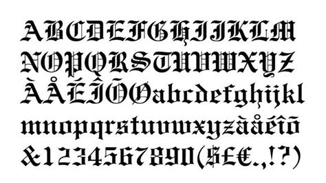 Engravers Old English Font Download