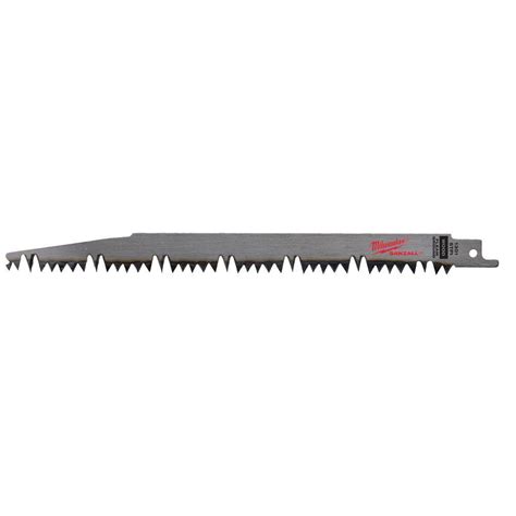 Milwaukee 9 in. 5 Teeth per in. Pruning SAWZALL Reciprocating Saw Blade (1 Pack)-48-00-1304 ...