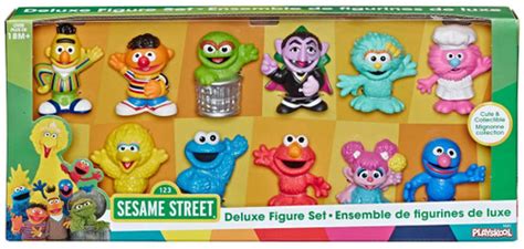 Sesame Street Deluxe Figure Set Exclusive 11-Pack Playskool - ToyWiz