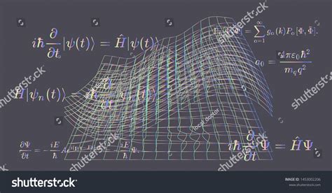 Quantum Mechanics Formulas Erwin Schrodinger Schroedinger Stock Vector ...