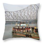 ferry and Howrah bridge in Kolkata, India Photograph by Jan Fritz - Fine Art America