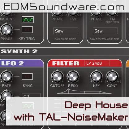 Deep House with TAL NoiseMaker Soundpack by Edmsoundware - DAW Template