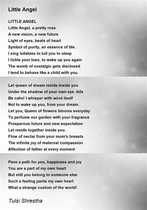 Little Angel - Little Angel Poem by Tulsi Shrestha