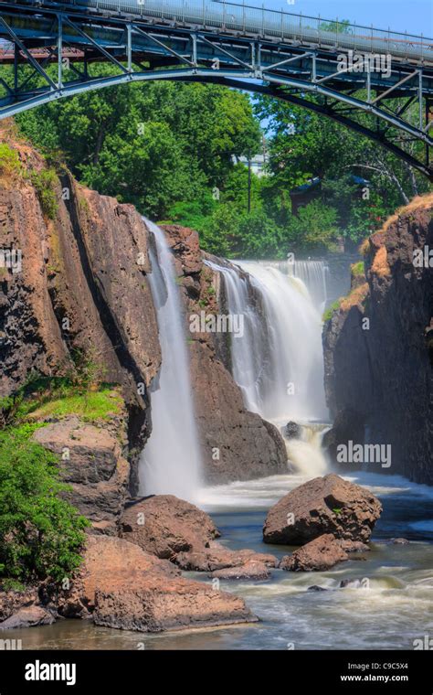 Paterson Great Falls on the Passaic River in Paterson, New Jersey Stock Photo - Alamy