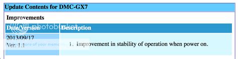New GX7 firmware update (version 1.1). And new review by Digitalversus. – 43 Rumors