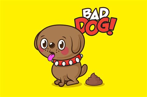 Funny Cartoon Dog Illustration | Animal Illustrations ~ Creative Market