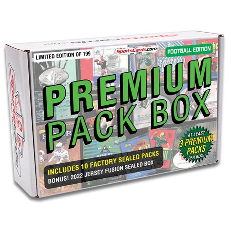 PREMIUM PACK MYSTERY BOX - FOOTBALL EDITION **(10) FACTORY SEALED PACKS IN EVERY MYSTERY BOX ...