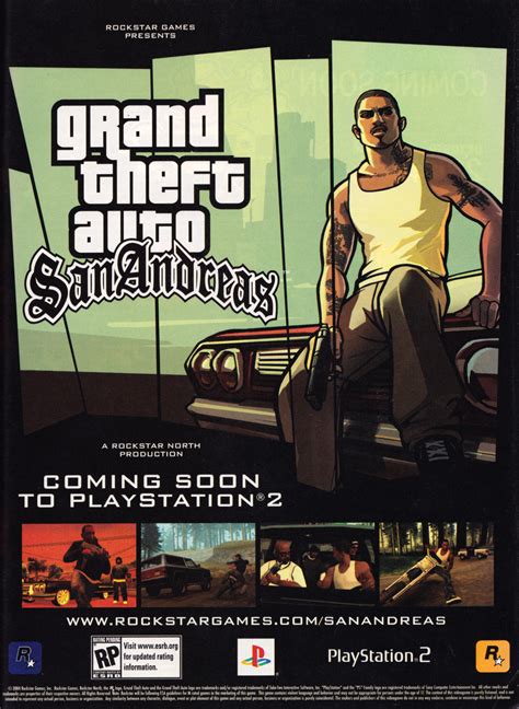 Video Game Print Ads — ‘Grand Theft Auto: San Andreas’ [PS2] [USA]...