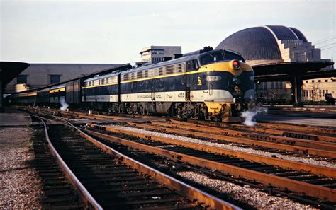 C&O, Cincinnati, Ohio, 1968 Chesapeake and Ohio Railway passenger train ...