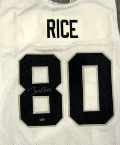 Lot Detail - JERRY RICE SIGNED OAKLAND RAIDERS JERSEY w/STEINER COA