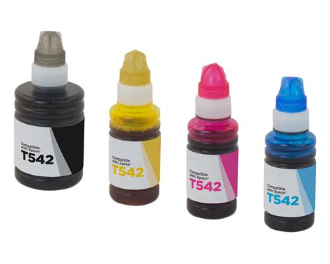 Epson EcoTank Pro ET-16650 Ink Bottles Set - Black, Cyan, Magenta, Yellow