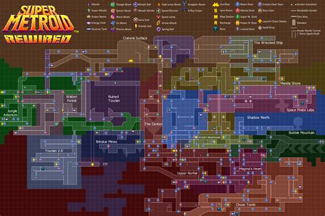 A Ground-up recreation of a Super Metroid Map Revamp I made a while ago that closer ...