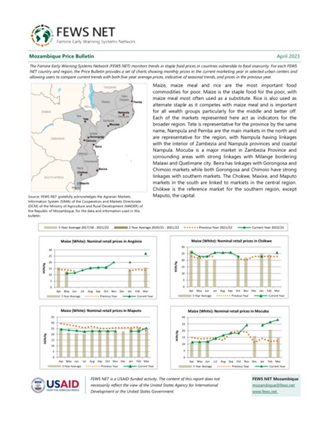 Mozambique Price Bulletin, April 2023 [EN/PT] - Mozambique | ReliefWeb