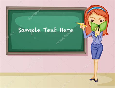 Teacher — Stock Vector © interactimages #10596411