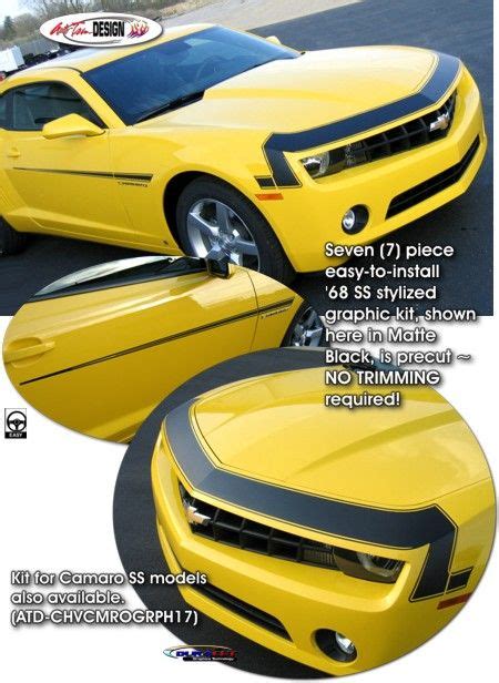 Vehicle Specific Graphic kits for Chevrolet Camaro that are Precut and ...