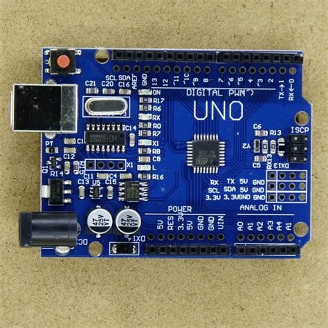 Arduino UNO clone with USB type B connector with Cable - A2D Electronics