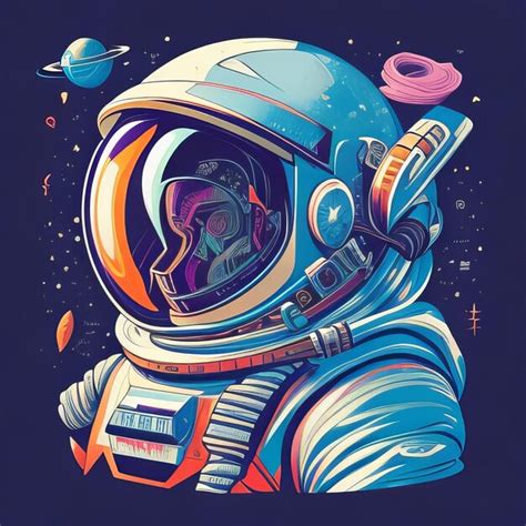 Premium AI Image | Astronaut with a white suit