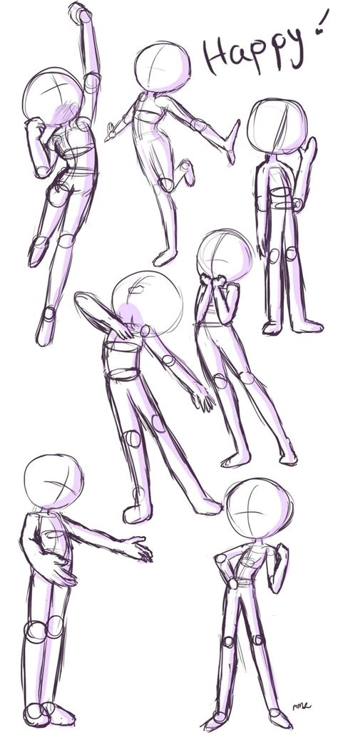 Drawing Poses Template