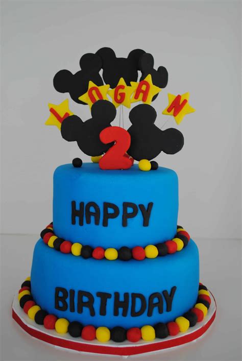 Mickey Mouse Birthday Cake - The Cake Chica