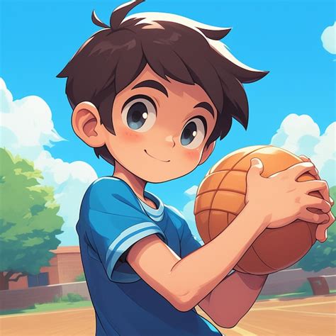 Un niño de St. Louis juega al tetherball al estilo de los dibujos ...