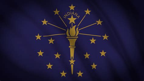 Indiana State Flag 1622344 Stock Video at Vecteezy