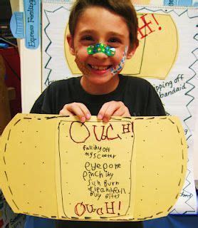 ouch poetry using Shel Silverstein's Sick poem and creating an ouch poem pinned by ...